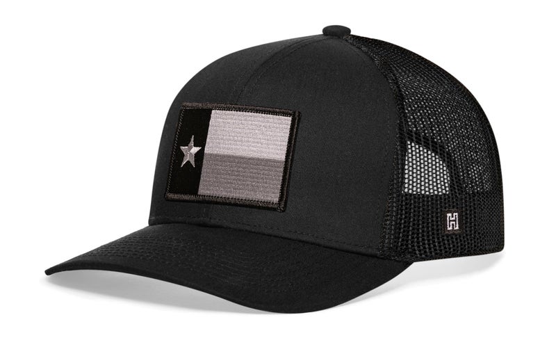 HAKA Texas Flag Black Trucker Hat â€“ Tactical Texas Mesh Snapback Cap for Men, & Women Golf Baseball Dad Hat - Image 2